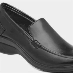 Softlites Womens Black Casual Slip On Shoe -Canvas Comfort 10238 2 L05.20220928000553