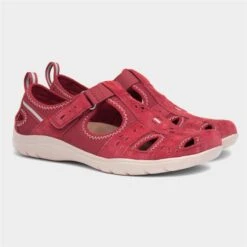 Free Spirit Cleveland Womens Red Shoe -Canvas Comfort 120193 2 L06.20230624000012