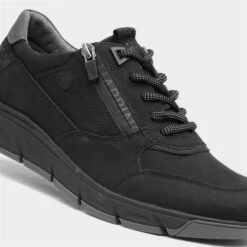 Relife Millie Womens Black Casual Trainer -Canvas Comfort 120267 2 L05.20220927000304