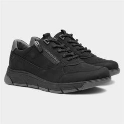Relife Millie Womens Black Casual Trainer -Canvas Comfort 120267 2 L06.20220927000304