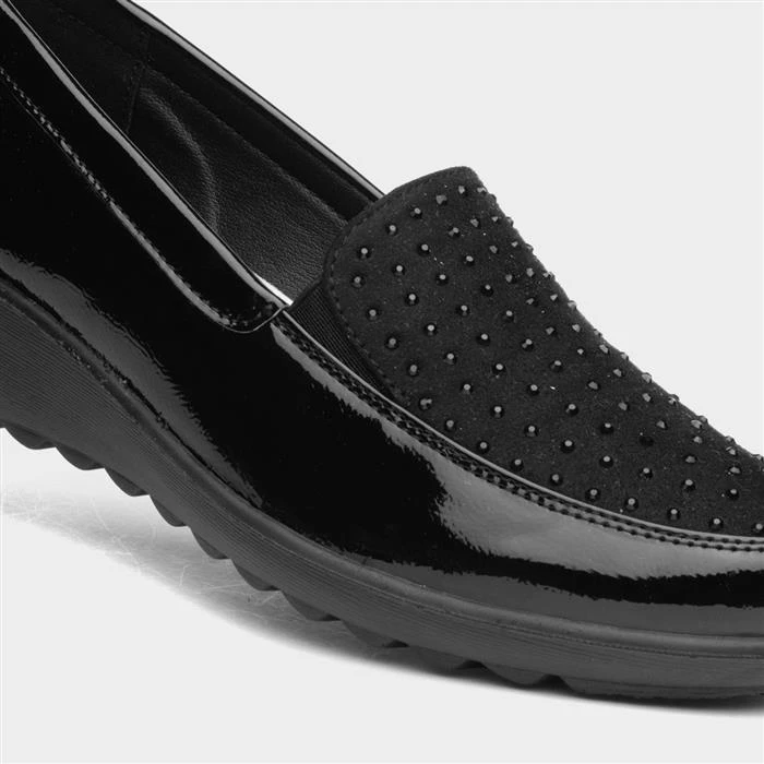 Cushion Walk Susan Womens Black Slip On Shoe 6 Cushion Walk Susan Womens Black Slip On Shoe - Image 4