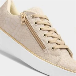 Lilley & Skinner Gym Womens Beige Snake Print Shoe -Canvas Comfort 120315 2 L05.20230724000503