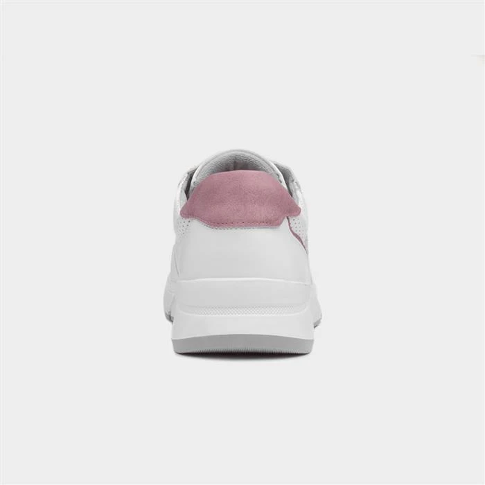 Relife Lily Womens White Lace Up Casual Shoe 4 Relife Lily Womens White Lace Up Casual Shoe - Image 3