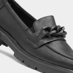 Jana Softline Women's Black Loafer -Canvas Comfort 120376 2 L05.20230620000137