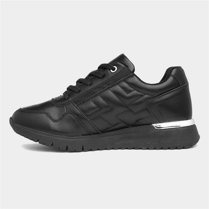 Lilley & Skinner Track Womens Black Casual Trainer 4 Lilley & Skinner Track Womens Black Casual Trainer - Image 2