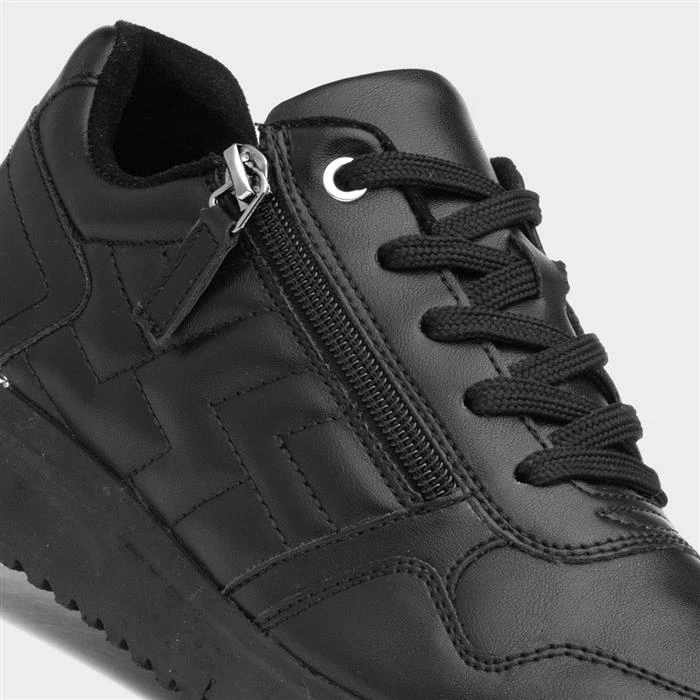 Lilley & Skinner Track Womens Black Casual Trainer 6 Lilley & Skinner Track Womens Black Casual Trainer - Image 4