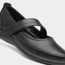 Softlites Dina Womens Black Casual Bar Shoe -Canvas Comfort 125089 2 L05.20230126000455