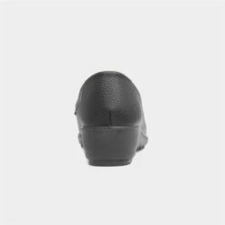 Cushion Walk Molly Womens Black Wedge Loafer -Canvas Comfort 128135 2 L04.20230804000214