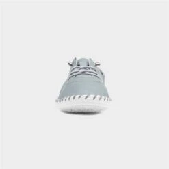 Lunar St Ives Womens Grey Leather Shoe