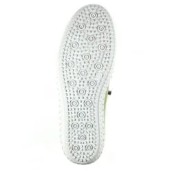 Lunar St Ives Womens Khaki Green Leather Shoe -Canvas Comfort 130044 3 L04.20230217000234