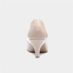 Lilley Viola Womens Nude Patent Heel -Canvas Comfort 140018 2 L04.20230315000159