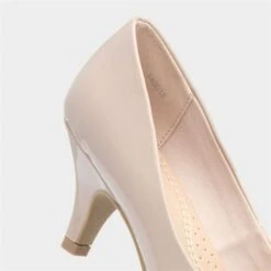 Lilley Viola Womens Nude Patent Heel -Canvas Comfort 140018 2 L05.20230315000159