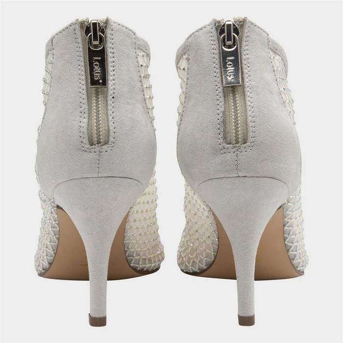 Lotus Alexandra Womens Metallic Fishnet Mesh Heel 4 Lotus Alexandra Womens Metallic Fishnet Mesh Heel - Image 2