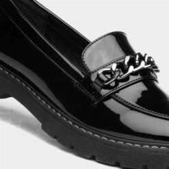 Lilley Alice Womens Black Chain Loafer 10 Lilley Alice Womens Black Chain Loafer -Canvas Comfort 150005 2 L05.20230105000223