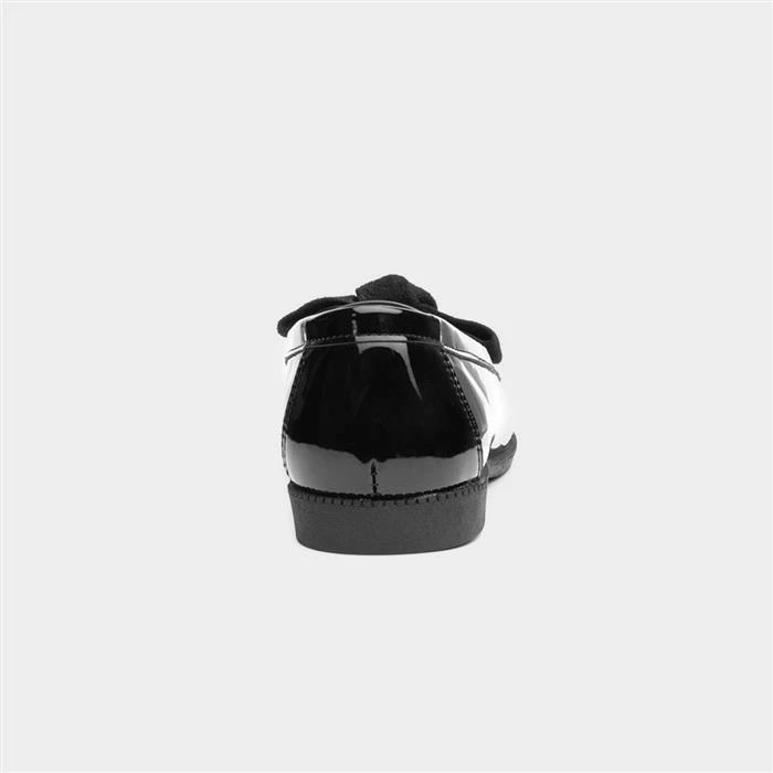 Lilley Anita Womens Black Patent Loafer With Bow 5 Lilley Anita Womens Black Patent Loafer With Bow - Image 3