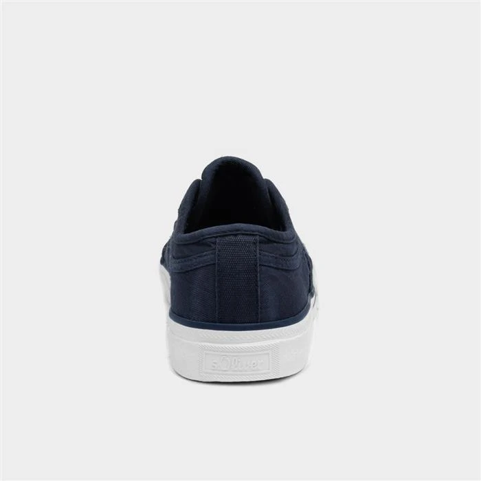 S.Oliver S Oliver Slip On Navy Womens Canvas Shoe 5 S.Oliver S Oliver Slip On Navy Womens Canvas Shoe - Image 3