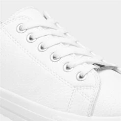 Lilley Polly Womens Lace Up Shoe In White 10 Lilley Polly Womens Lace Up Shoe In White -Canvas Comfort 165007 2 L05.20230221000249