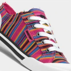 Rocket Dog Jazzin Aloe Womens Multi Stripe Canvas -Canvas Comfort 165028 2 L05.20230616000032