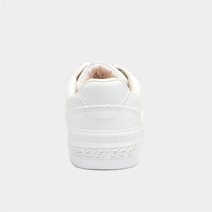 Rocket Dog Cheery Womens White Canvas Shoe 5 Rocket Dog Cheery Womens White Canvas Shoe - Image 3