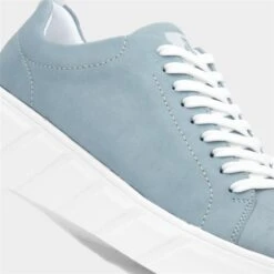 R-Evolution By Rieker Womens Blue Leather Shoe -Canvas Comfort 168134 2 L05.20230620000045