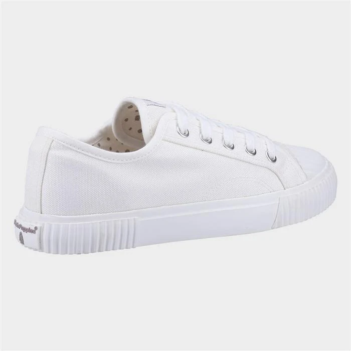 Hush Puppies Brooke Womens White Canvas Trainer 3 Hush Puppies Brooke Womens White Canvas Trainer - Image 2