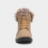 Lilley Womens Tan Fur Lace Up Boot -Canvas Comfort 18064 2 L02.20220928000628