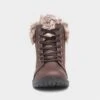 Lilley Maggie Womens Brown Lace Up Boot 1 Lilley Maggie Womens Brown Lace Up Boot -Canvas Comfort 18079 2 L02.20230126000147