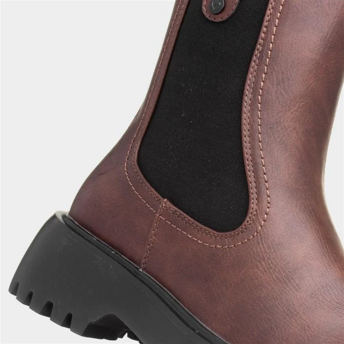 Heavenly Feet Alana Women's Brown Chelsea Boot 6 Heavenly Feet Alana Women's Brown Chelsea Boot - Image 4