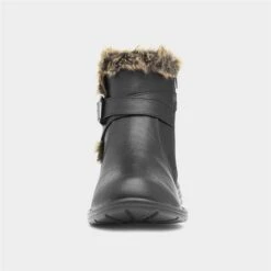 Cushion Walk Lisa Womens Black Ankle Boot