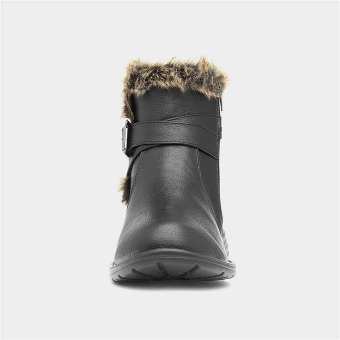 Cushion Walk Lisa Womens Black Ankle Boot 3 Cushion Walk Lisa Womens Black Ankle Boot