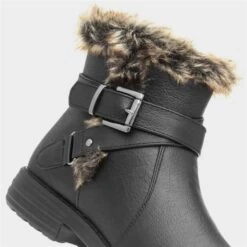 Cushion Walk Lisa Womens Black Ankle Boot 10 Cushion Walk Lisa Womens Black Ankle Boot -Canvas Comfort 18253 2 L05.20230717000214