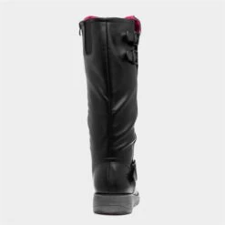 Heavenly Feet Erica Womens Black Boot -Canvas Comfort 183008 2 L04.20221011000227