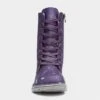 Heavenly Feet Martina 3 Womens Purple Floral Boot -Canvas Comfort 183014 2 L02.20220907000059