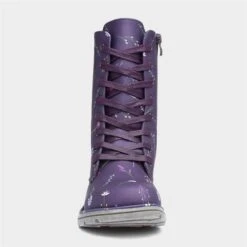 Heavenly Feet Martina 3 Womens Purple Floral Boot