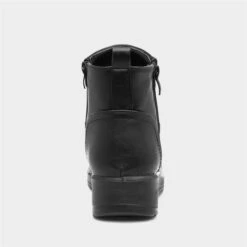 Softlites June Womens Black Ankle Boot -Canvas Comfort 185084 2 L04.20230126000526