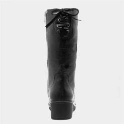 Lotus Dara Womens Black Leather Wedged Calf Boot -Canvas Comfort 185094 2 L04.20230110000033