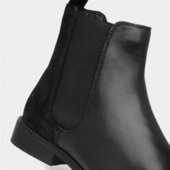 Hush Puppies Cora Womens Black Chelsea Boot -Canvas Comfort 185096 2 L05.20220915000445