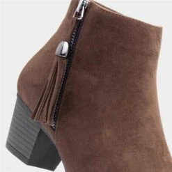 Lilley Mel Womens Brown Ankle Boot -Canvas Comfort 185125 2 L05.20230727000045
