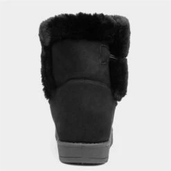 Lilley Womens Black Pull On Boot -Canvas Comfort 186069 2 L04.20220927000052