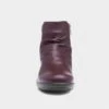 Cushion Walk Stud Womens Bordeaux Ankle Boot -Canvas Comfort 187009 2 L02.20230717000219
