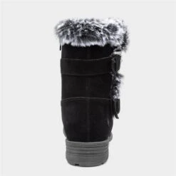 Hush Puppies Tracie Black Suede Boot -Canvas Comfort 187015 2 L04.20230518000241