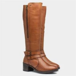 Lotus Jive Womens Tan Leather High Leg Boot -Canvas Comfort 189254 2 L06.20230510000216