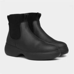 Rocket Dog Ollie Cascade Womens Black Boot -Canvas Comfort 189408 2 L06.20230718000303