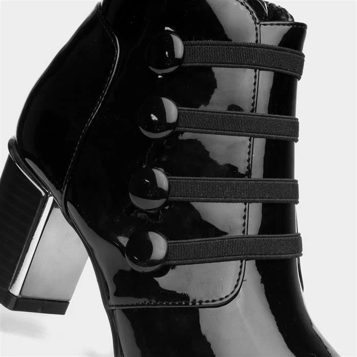 Lotus Hawthorn Womens Black Patent Boot 6 Lotus Hawthorn Womens Black Patent Boot - Image 4
