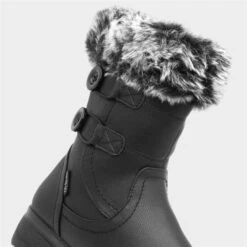 Cushion Walk Jill Womens Faux-Fur Boot -Canvas Comfort 189512 2 L05.20221020000200