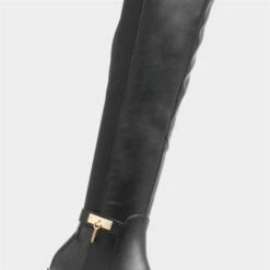 Truffle Natalie Womens Black Knee High Boot -Canvas Comfort 189536 2 L05.20230731000246