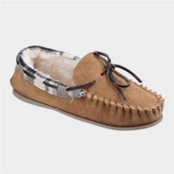 Cotswold Kilkenny Womens Tan Moccasin Slipper
