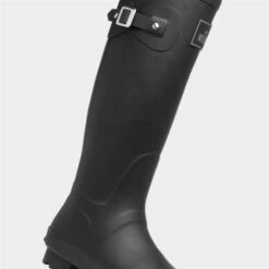 Welland Womens Black Welly -Canvas Comfort 793025 2 L05.20220822000316